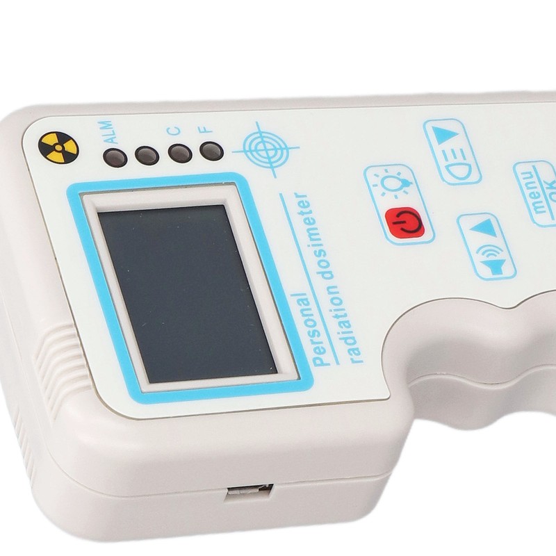 Nuclear Radiation Detector Monitor High Accuracy Sound Light Alarm Portable