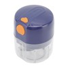 Garlic Chopper Electric Portable Blue 3 Blade Design 250mg Capacity