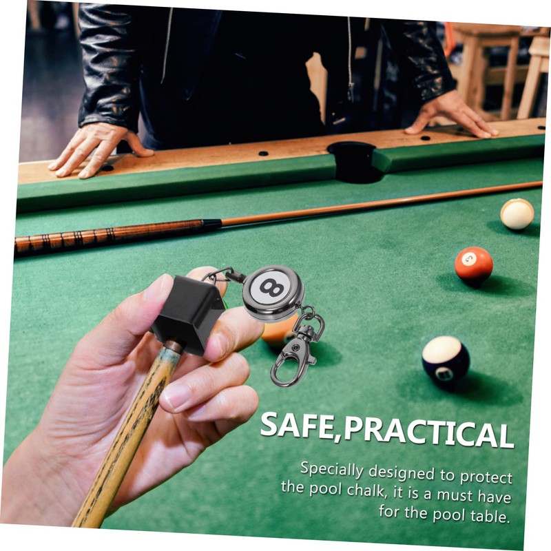 Totority Professional Pool Cue Chalk Holder with Protective Cover Durable