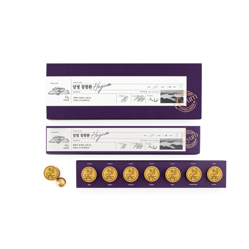 HEYUM [Hyeyum] Moonlight Agar Pills (7 pills, 14 pills) Gold