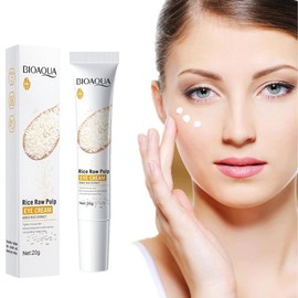 2 Crema Contorno Ojos Arroz Duo Ojeras Arrugas Bolsas Agua Rejuvenecedora Hidratación Profunda y Cuidado Anti-Envejecimiento.                         