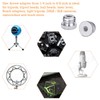 Camera Screw Converter Adapter Microphone Screw Adapter 1/4" Female to