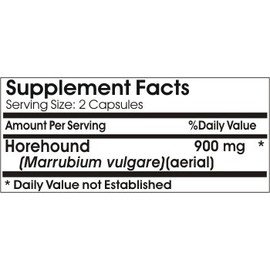 Horehound 900mg ~ 90 Capsules - No Additives ~ Naturetition Supplements