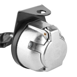Trailer Plug 7 Pin European Trailer Plug Socket 2 m Cable for Commercial Vehicles Semi Trailer One Adapter for One Adapter, Default