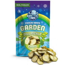 Arctic Farms Freeze Dried Kosher Dill Pickle Chips (Large Bag)