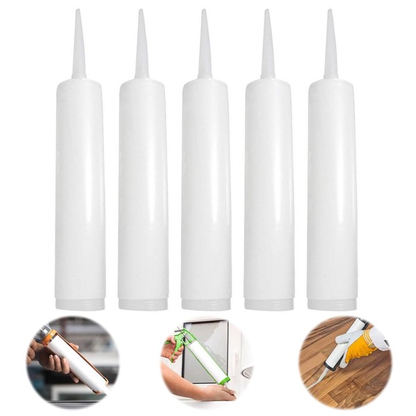 Pack of 5 Empty Sealing Hoses, Sealing Cartridge Hand, Refillable