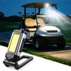 Magnetic Rechargeable Golf Cart LED Dome Lights with 360° Rotation