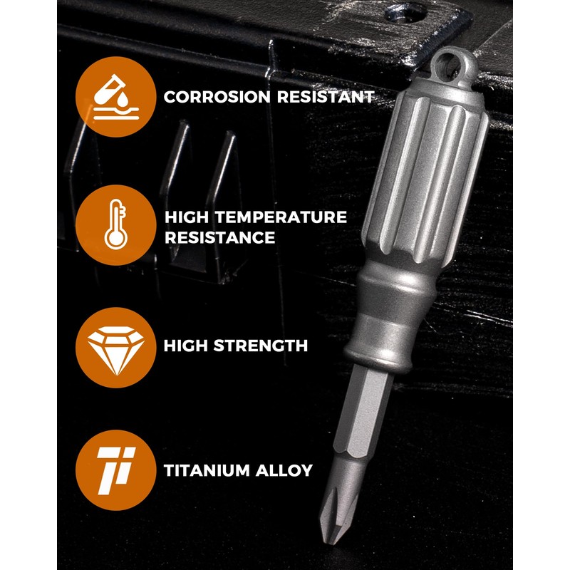 IUMIUN Mini Magnetic Phillips Screwdriver - Pocket Short Screw Driver