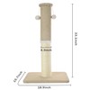 Made4Pets Cat Scratching Post 33", Tall Scratching Posts for Indoor