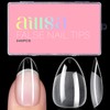 AILLSA Puntas de uñas cortas almendradas - Puntas de uñas