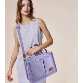 Large Canvas Tote Bag for Women Work Tote Bags with Pockets Laptop Crossbody Purses Everyday Bag Handbags for Travel