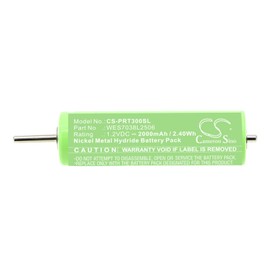 Cameron Sino New Ni-MH Battery for Panasonic ER2211, ER221E2, ER-5209, ER-CA35, ER-CA70, ER-GB60, ER-GB70, ER-GB80, ER-GB96,Compatible WERGB80L2508, WES7038L2506