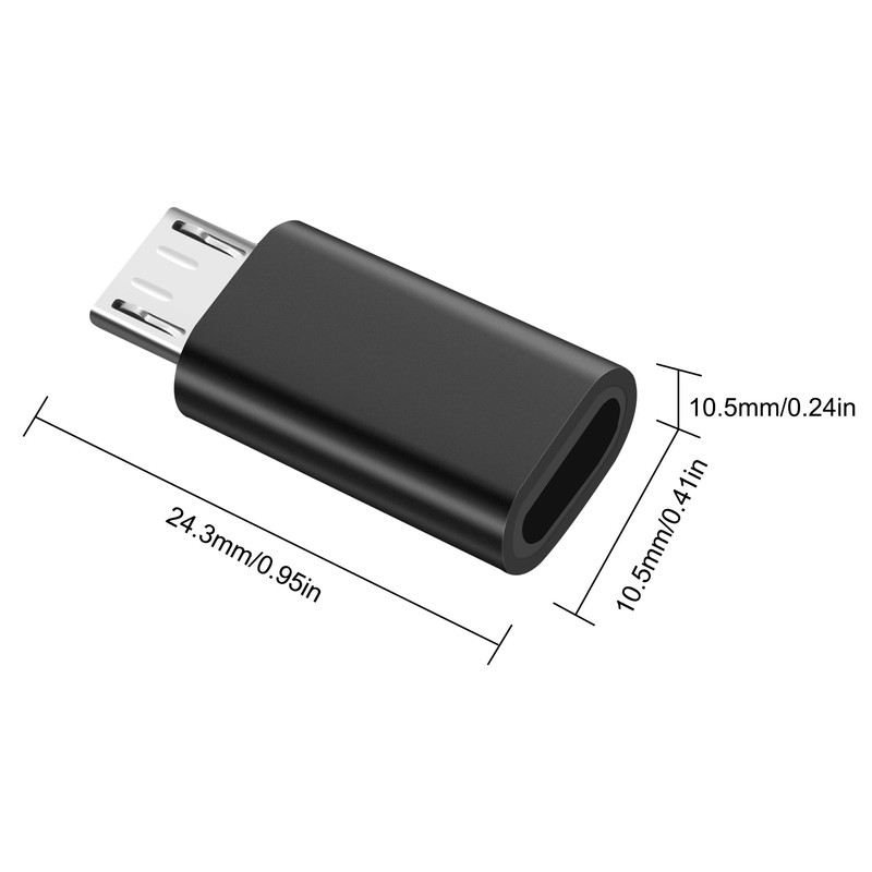 XMSJSIY Micro-USB Datenblocker Lade-nur Adapter schützen gegen Saft Jacking Unterstützung