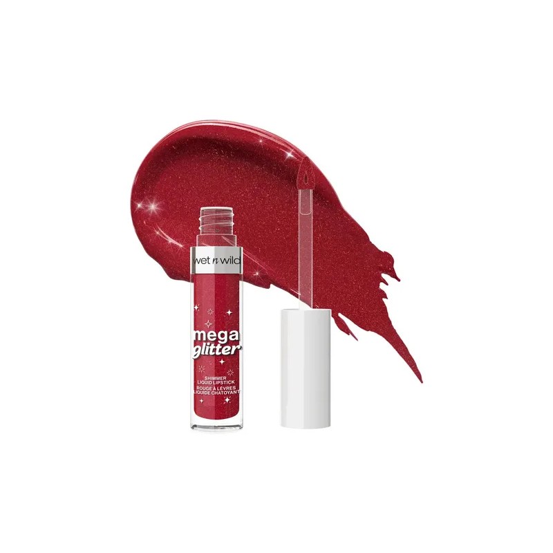 Labial Líquido Con Brillo Mega Glitter Shimmer Kit 3 Pzs