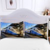 Train Bed Linen 135 x 200 cm Boys Girls Bed