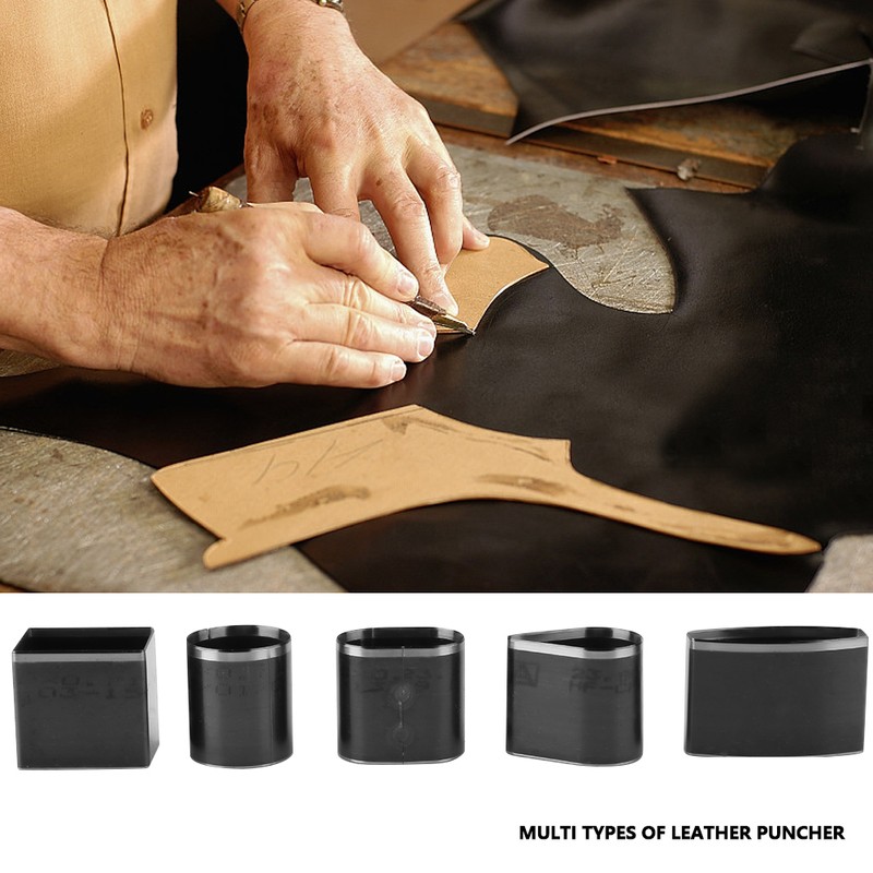 52pcs Multi Shape Leather Hole Punch Cutter Tools Set Handmade