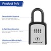 Iron Lock® - Key Lock Box Portable with Removable U-Shackle