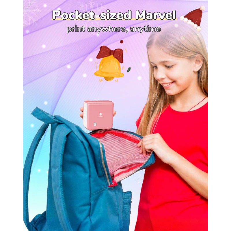 Phomemo M02 PRO Mini Printer - Thermal Pocket Printer, Bluetooth