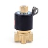 SNS AC110V 1/4" NPT Brass Electric Solenoid Valve Normally Open