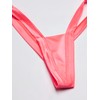 BodyZone Women's Heart Back Thong, Coral, One Size