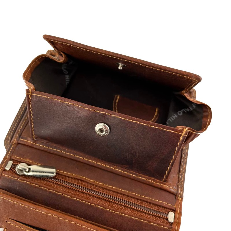 BUFFALO HILL Real Leather Men's Wallet "2751 Wiener Schachtel" Portrait