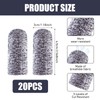 20 Pcs Finger Cots Cut Resistant Protector,Reusable Fingertip Covers Large