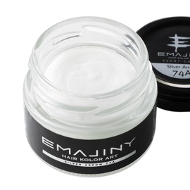 EMAJINY Silver Arrow 74A Silver Arrow Color Wax, Silver, 1.2 oz (36 g), Made in Japan, Fragrance Free, 1 Day Silver Hair Washed Off With Shampoo