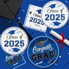 Litmitfu 150 Pcs Graduation Plates and Napkins 2025 - Blue