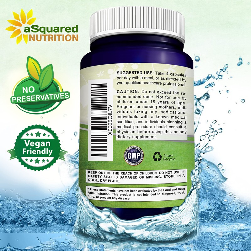 aSquared Nutrition Myo-Inositol & D-Chiro Inositol Supplement - 180 Capsules