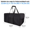 Golf Push Cart Bag 3 Wheel Folding Carry Bag for