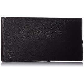Concise Skimming Block, Passport Case, Leather-Style R, Valuables Holder, 7.9 inches (20 cm), 0.17 lbs (0.062 kg), Black, Black