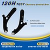 Chassora 10PCS Front Control Arm Sway Bar End Link Outer
