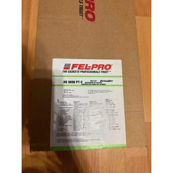Fel-Pro HS 9898 PT-2 Cylinder Head Gasket Set For Select