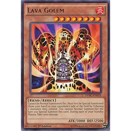 3x Yugioh DPBC-EN034 Lava Golem Rare 1st Edition .HN#GG_634T6344 G134548TY52735
