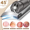 Toenail Clippers for Thick Toenails 6Pcs, Long Handle Nail Clippers