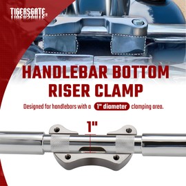 TIGERSGATE 1" Handlebar Riser Bottom is Compatible with harley 1997-Up Touring models