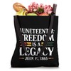 Juneteenth Freedom A Legacy June 19 1865 Graphic Tote Bag