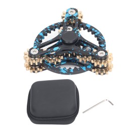 Pure Brass Gears Linkage Hand Gyroscope Toy Break Bad Habits Spins Long Time Gears Linkage Toy for ADD ADHD