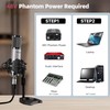PROAR Studio Microphone, Professional Cardioid XLR Condenser Recording Mic Voice
