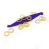 SNAWOP Orthodontic Elastic Rubber Band 3/16" Natrual 100PCS Medium 3.5