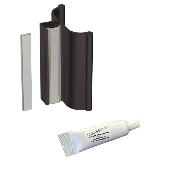 Gordon Glass® 3" Oil Rubbed Bronze Frameless Shower Door Handle