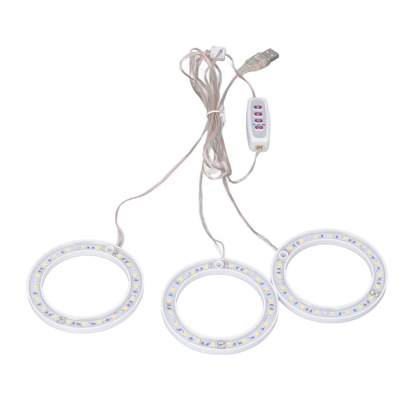 LED Plant Grow Lights Full Spectrum USB Growing Light Timing