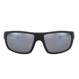 Piranha Eyewear Peak Black Sport Sunglasses with Smoke Lens and Full Frame