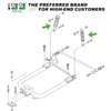 10L0L Golf Cart Rear Shock Absorbers Kit for Yamaha G29