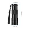 SLTG2020 UV Ultra-Violet 12 LED Flashlight Blacklight Light 395 nM