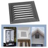 Square Ventilation Grille, Black Metal Square Ventilation Grille Stainless Steel
