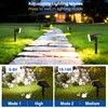 JEJOT Solar Lights Outdoor Waterproof IP65, Super Bright LED,Cool Light