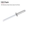 DTGN 4mm x 16mm DxL Blind Rivets Rivet Nuts Dome