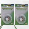 Kisangel 3sets Professional Wooden Room Thermometer Vertical Indoor Hanging Thermometer