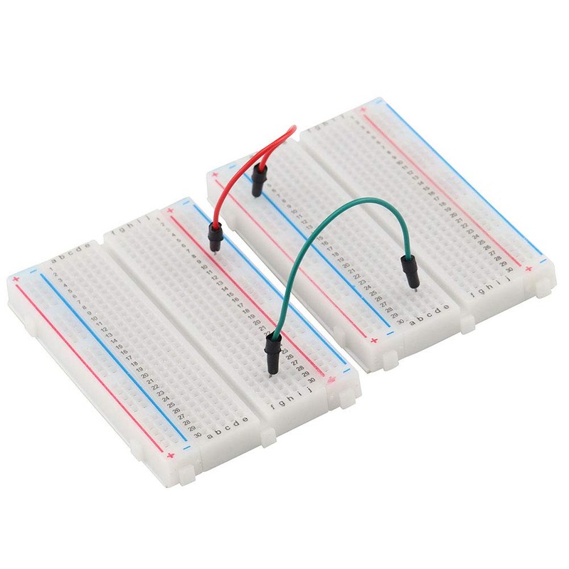 VKLSVAN 5pcs 400 Holes Mini Breadboard Laboratory Board 8.5*5.5CM Wire